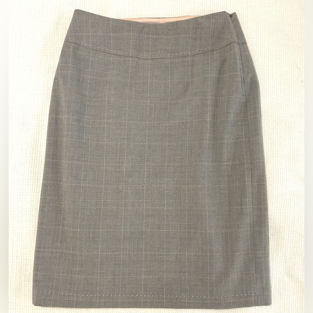 Tahari plaid skirt